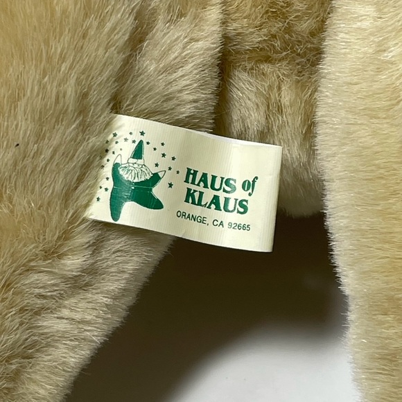 Haus Of Klaus Vintage Bunny Rabbit Plush Stuffed Animal - Picture 6 of 8